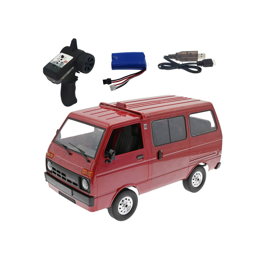 Maxpower (Red B1) 1/10 Wpl D42 Rc Car 2.4G Simulation Van Drift Truck Led Remote Control Vehicle Off-Road Tj110 Rc Car