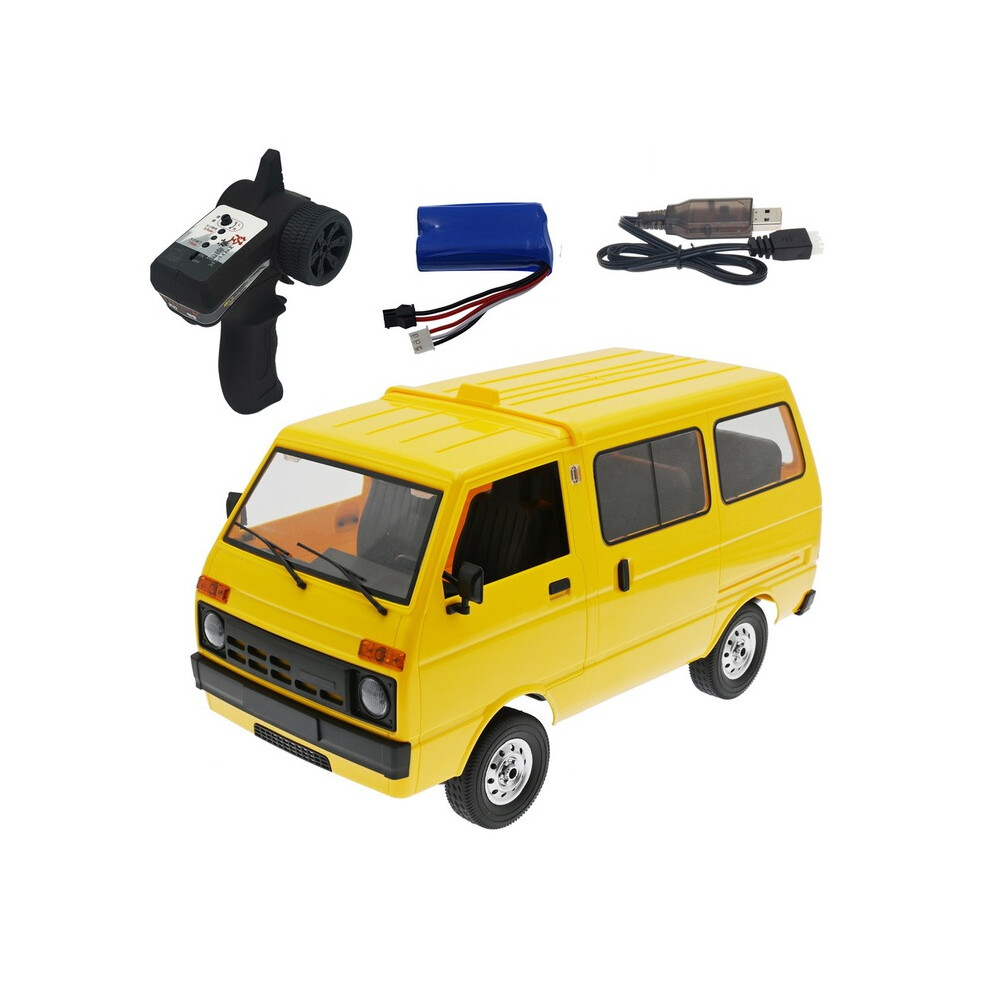 Maxpower (Yellow B1) 1/10 Wpl D42 Rc Car 2.4G Simulation Van Drift Truck Led Remote Control Vehicle Off-Road Tj110 Rc Car