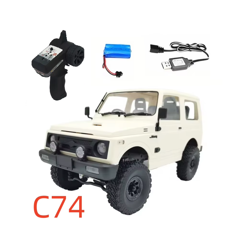 Maxpower (C74) Wpl C74/1 Rc Car Suzuki Jimny Full Scale 4Wd 2.4G Remote Control Off Road Climbing Car For Adult Kid