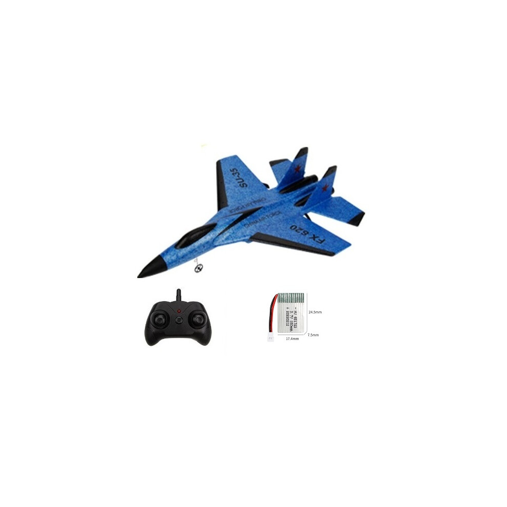 Maxpower (1B ) Rc Plane Su35 2.4G With Led Lights Aircraft Remote Control Flying Model Glider Airplane Fx622 Epp Foam Blue