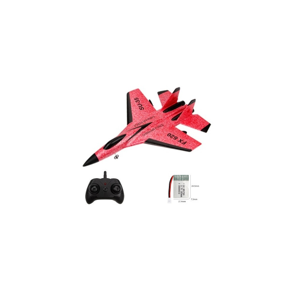 Maxpower (1B ) Rc Plane Su35 2.4G With Led Lights Aircraft Remote Control Flying Model Glider Airplane Fx622 Epp Foam Red