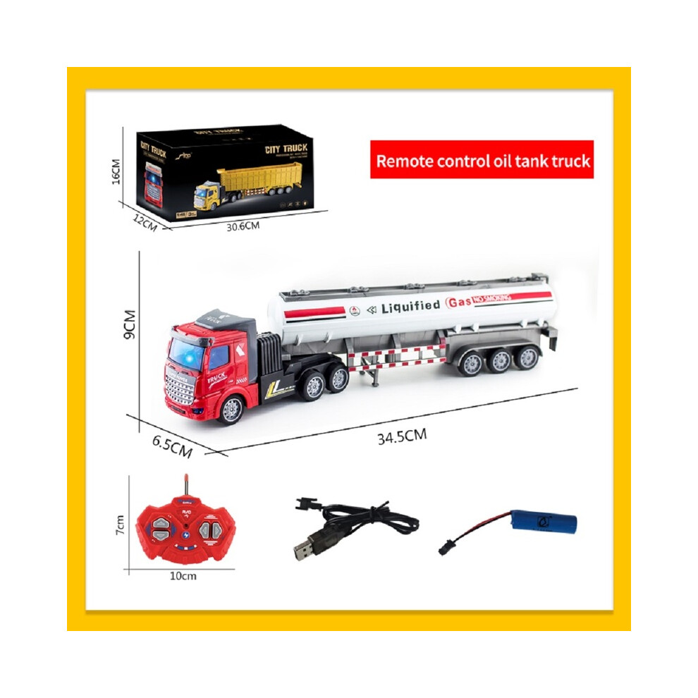 Maxpower (4D00049) Remote Control Toy Car Semi-Trailer Heavy Truck Container Trailer Simulation Model Wireless Remote Control