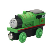 (13) Thomas and Friends Wooden Pocket Toy Train Model Toy Molley Gold Diesel Lady Toby Rail Train Toys For
