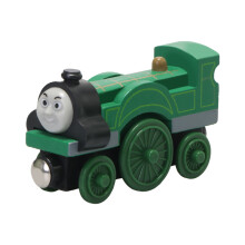 (26) Thomas and Friends Wooden Pocket Toy Train Model Toy Molley Gold Diesel Lady Toby Rail Train Toys For