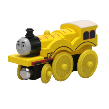 (27) Thomas and Friends Wooden Pocket Toy Train Model Toy Molley Gold Diesel Lady Toby Rail Train Toys For