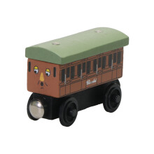 (34) Thomas and Friends Wooden Pocket Toy Train Model Toy Molley Gold Diesel Lady Toby Rail Train Toys For