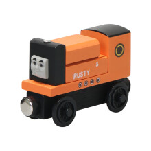(9) Thomas and Friends Wooden Pocket Toy Train Model Toy Molley Gold Diesel Lady Toby Rail Train Toys For