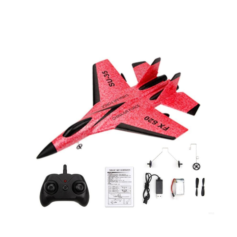 Maxpower (Red) Realistic Su-35 Fighter Epp Foam Plane For Children Easy Flying Anti-Crash Remote Control Aircraft For