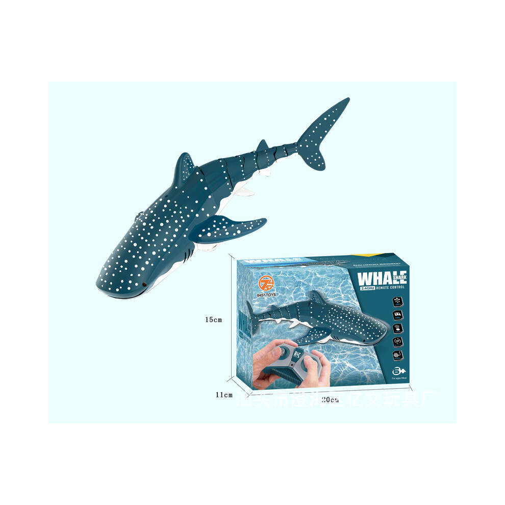 Maxpower (Spot No Spray Water) 2.4G Simulation Remote Control Animals With Lights Submarine Robots Spray Water Rc Shark Toy Electric