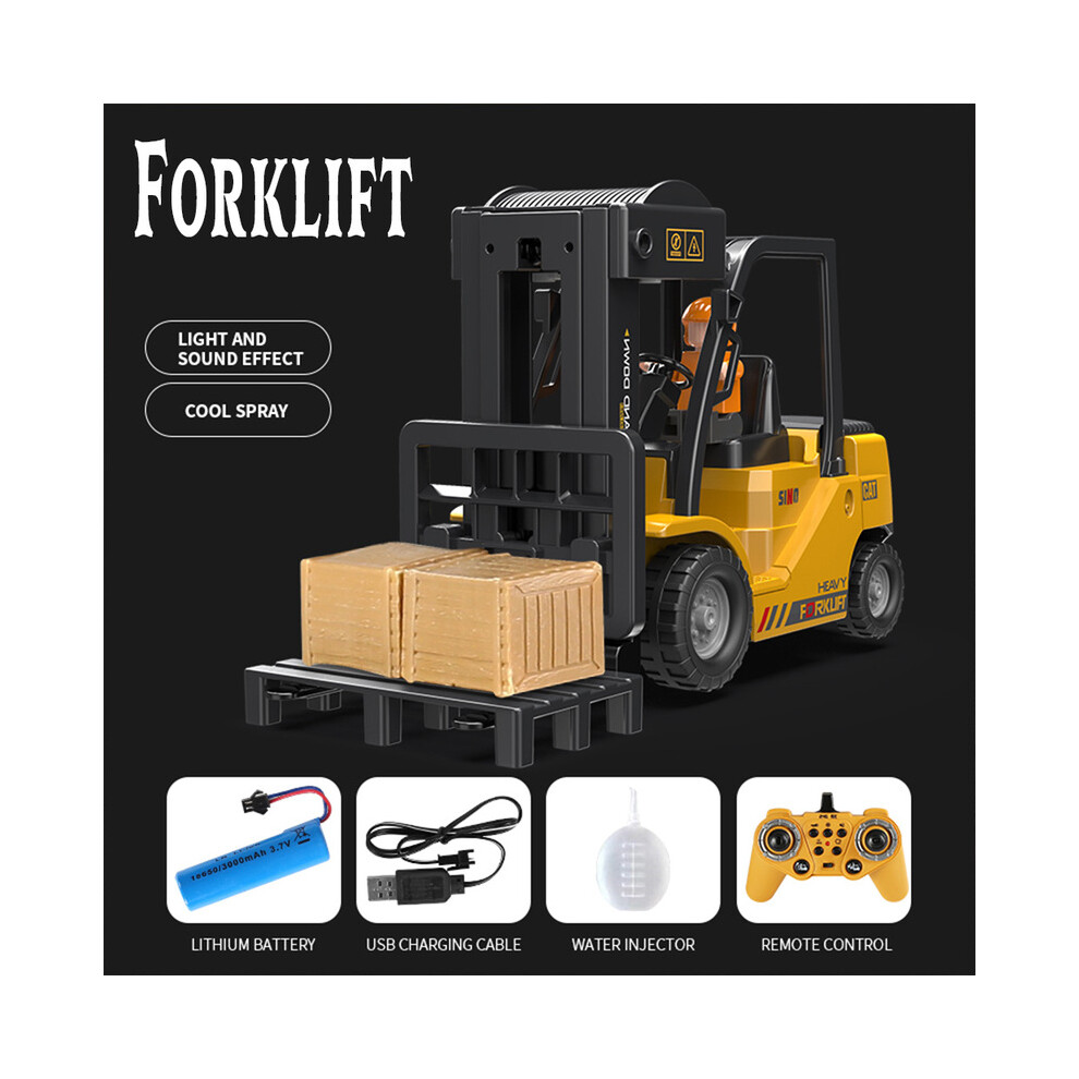 Maxpower (Forklift Trucks) 2.4G Eleven Pass Music Spray Remote Control Forklift Charging Remote Control Crane Crane Spray Light