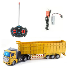 (Gift Box) 1/48 Rc Truck Heavy-Duty Toy Cars Trucks Remote Control Semi-Trailer Construction Electric Truck Big