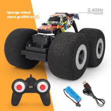 (Truck) RC Car Stunt Drift Soft Big Sponge Tires Buggy Vehicle Model Radio Controlled Machine Remote Control