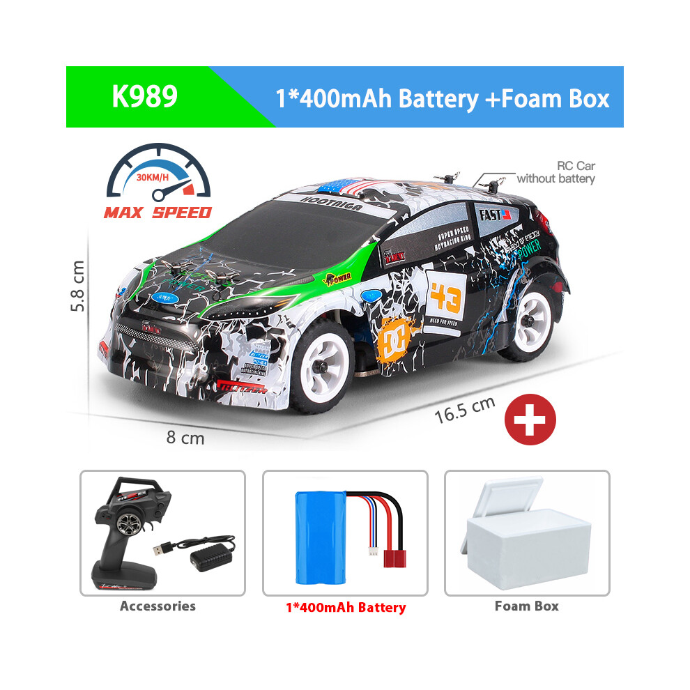 Maxpower (K989 1B Foam Box) Wltoys K969 1:28 4Wd 2.4G Mini Rc Racing Car High Speed Off-Road Remote Control Drift Toys Alloy Vehicle