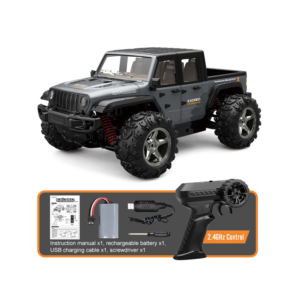 Maxpower (C8819 ) C8819 1: 20 Full Scale High Speed Remote Control Rc Racing 4Wd Climbing Remote Control Children Toy Grey