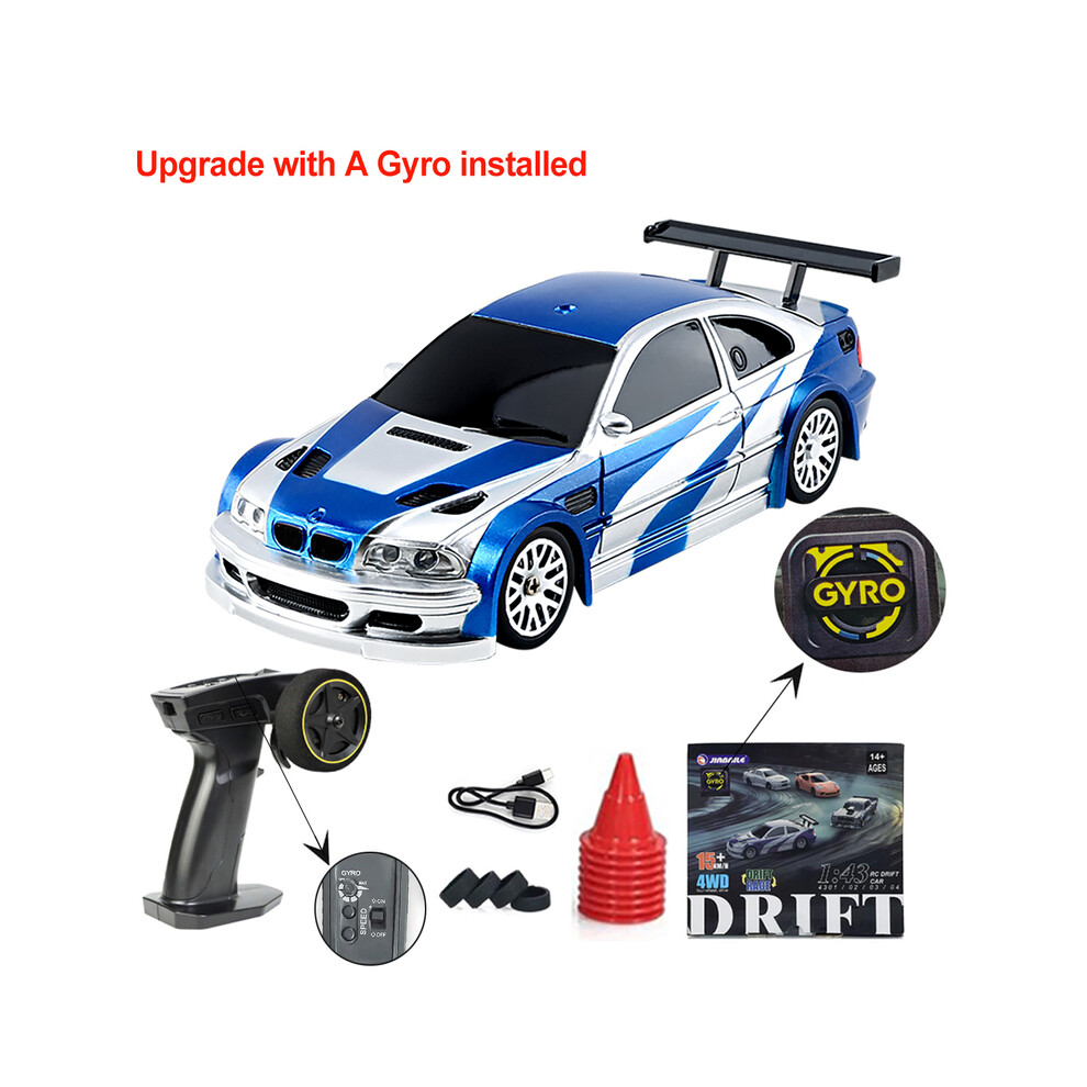 Maxpower (4302 With Gyro) Upgraded Gyro 1/43 Rc Drifting Car Racing Rtr 4Wd High Speed Radio Control Model 2.4G Drift Race Vehicle