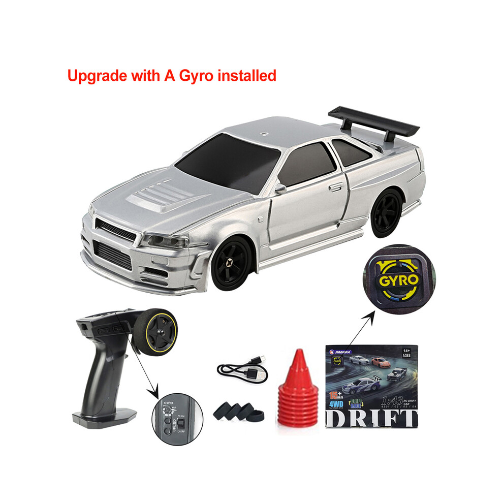 Maxpower (4304 With Gyro) Upgraded Gyro 1/43 Rc Drifting Car Racing Rtr 4Wd High Speed Radio Control Model 2.4G Drift Race Vehicle