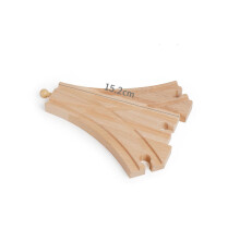 (Wooden track 1pc A10) Wooden Train Toy Accessories Fit for All Brands Trains Wooden Train Track Pieces Railway Bridge Educational