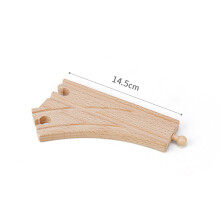 (Wooden track 1pc A2) Wooden Train Toy Accessories Fit for All Brands Trains Wooden Train Track Pieces Railway Bridge Educational