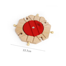 (Wooden track 1pc A32) Wooden Train Toy Accessories Fit for All Brands Trains Wooden Train Track Pieces Railway Bridge Educational