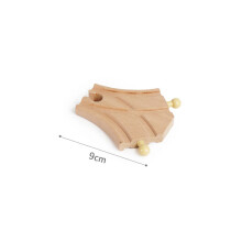 (Wooden track 1pc A5) Wooden Train Toy Accessories Fit for All Brands Trains Wooden Train Track Pieces Railway Bridge Educational