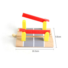 (Wooden track 1pc B3) Wooden Train Toy Accessories Fit for All Brands Trains Wooden Train Track Pieces Railway Bridge Educational