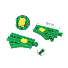 (Wooden track 2pc A8) Wooden Train Toy Accessories Fit for All Brands Trains Wooden Train Track Pieces Railway Bridge Educational