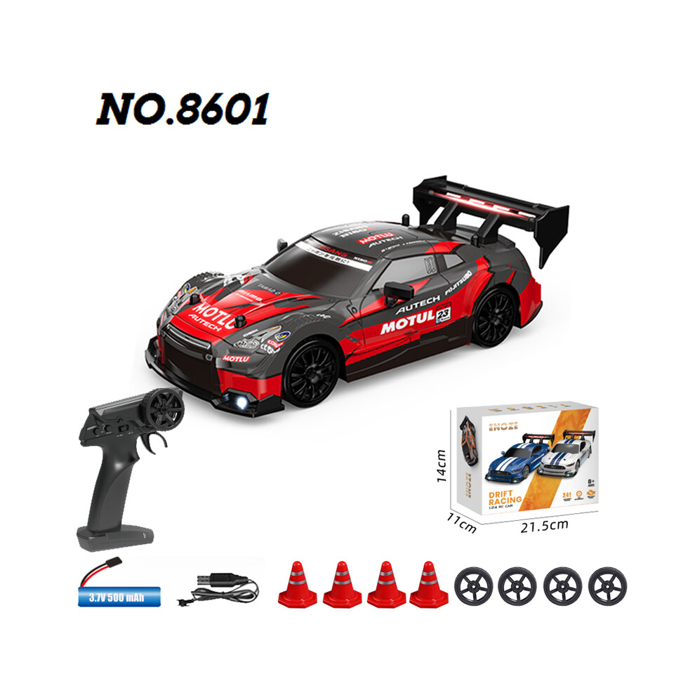 Maxpower (8601 ) Rc Drift Racing Ae86 1/24 4Wd 30Km/H High Speed 2.4G Radio Controlled Car Model Race Toy Boy Red/Light