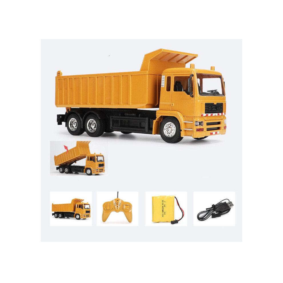 Maxpower (3824 Dump Truck) 1:24 Remote Control Truck Crane Toys 2.4G Rc Lift Simulation Engineering Crane Eletric Model Children's