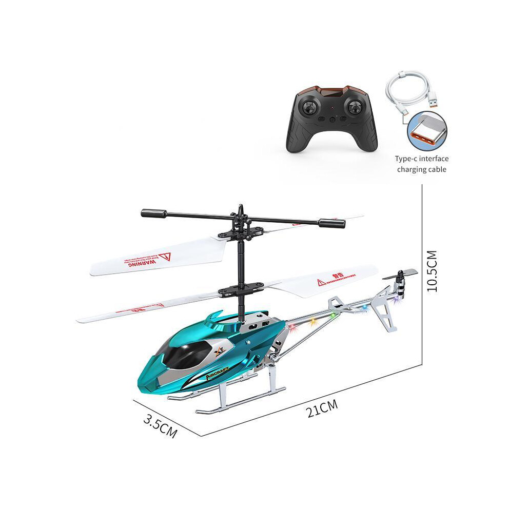 Maxpower ( 2.5Ch-No Box) Rc Helicopter 2.4Ghz 3.5 Channel Air Pressure Constant Height Remote Control Simulated Helicopter Blue/Light