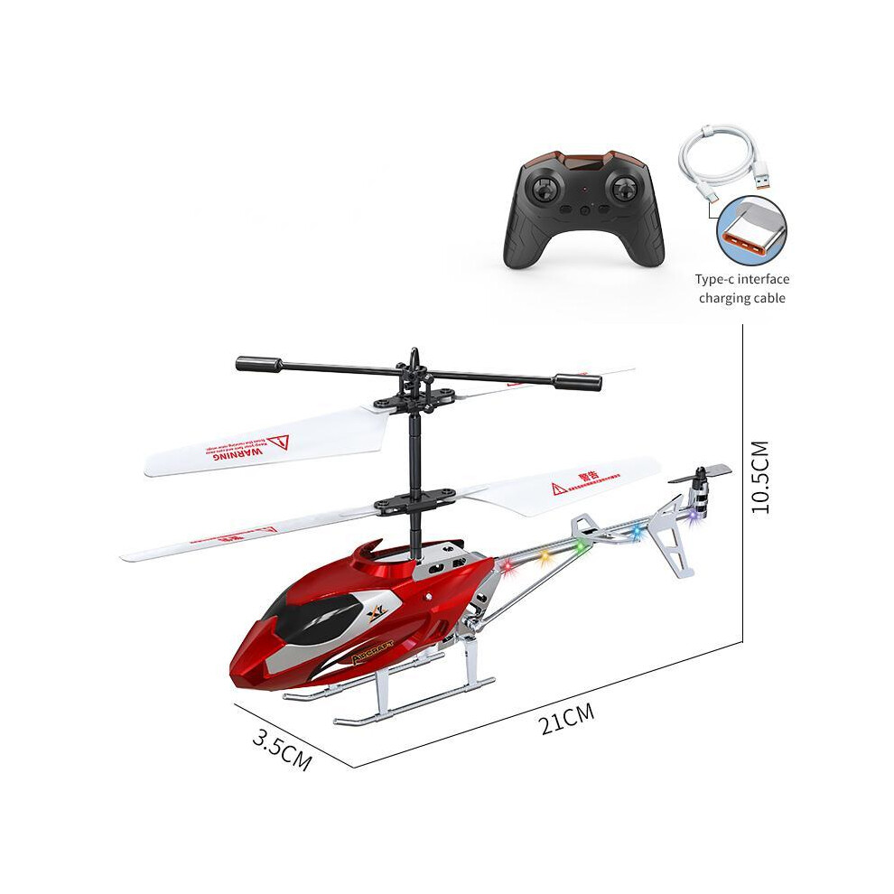 Maxpower ( 2.5Ch-No Box) Rc Helicopter 2.4Ghz 3.5 Channel Air Pressure Constant Height Remote Control Simulated Helicopter Red/Light