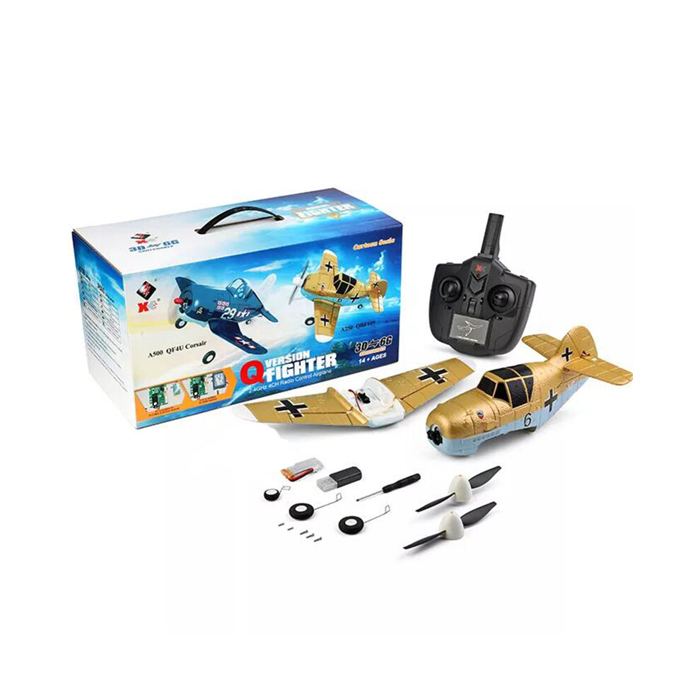 Maxpower (A250 1 Battery) Wltoys A220 A210 A260 2.4G 4Ch 6G/3D Stunt Plane Six Axis Rc Fighter Rc Airplane Electric Glider Unmanned