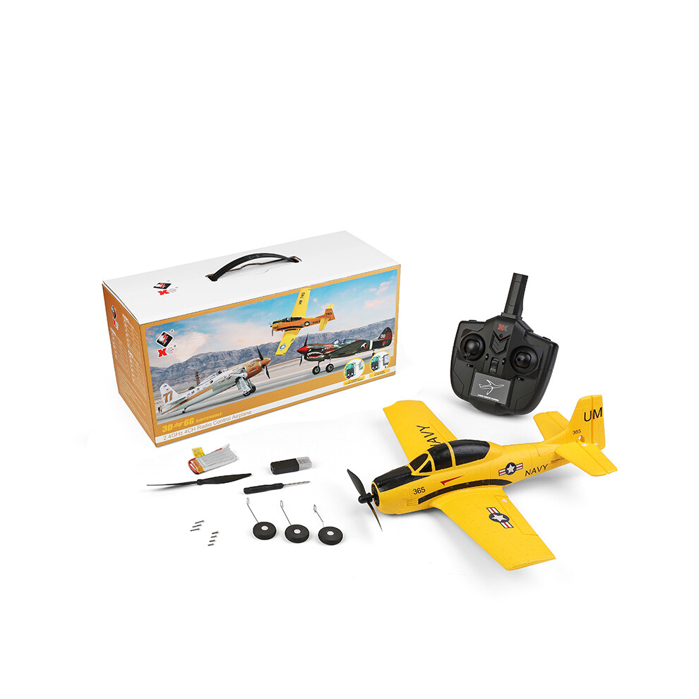 Maxpower (A210 1 Battery) Wltoys A220 A210 A260 2.4G 4Ch 6G/3D Stunt Plane Six Axis Rc Fighter Rc Airplane Electric Glider Unmanned