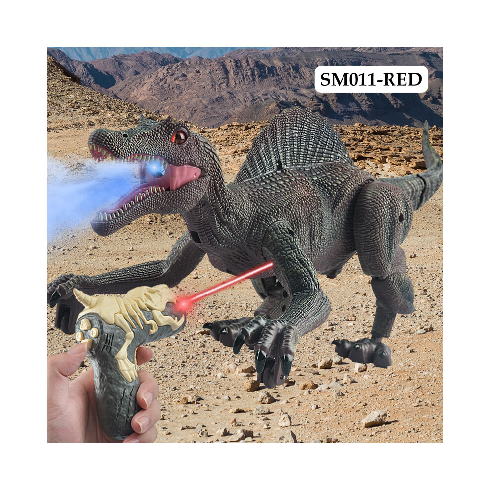 Maxpower (Sm011) Remote Control Dinosaur Toys, Walking Dino With And Sound Velociraptor Tyrannosaurus Rex Spinosaurus Light