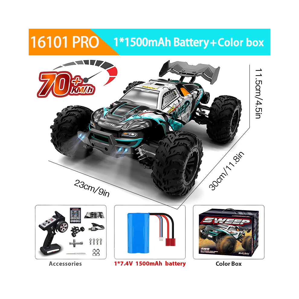 Maxpower (16101Pro 70Km-H Box) 16102Pro Brushless 4Wd Rc Cars For Adults，1:16 Fast Rc Cars With High-Speed Remote Control Car, All