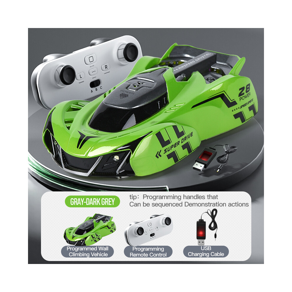 Maxpower (0045Rlr-752) Chasing Wall Climbing Car Infrared Sensor Remote Control Car Wall Car Four-Wheel Drive Toy Racing Light