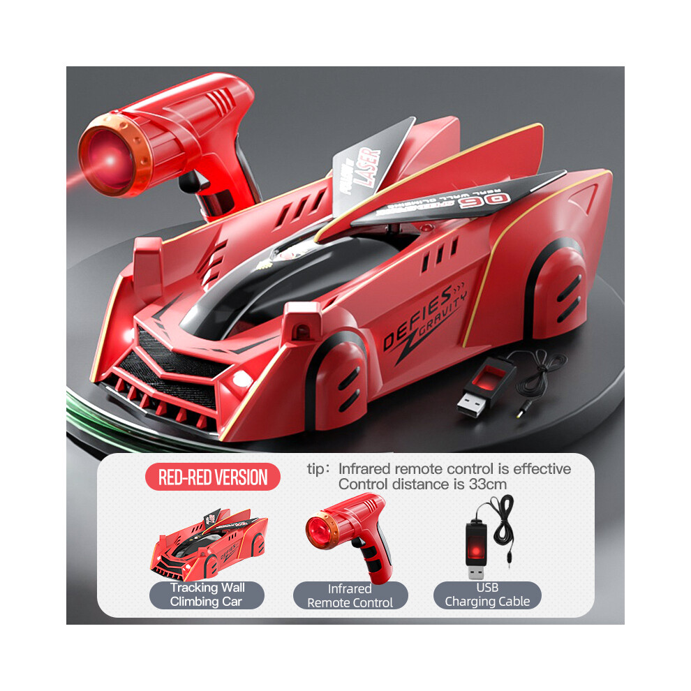 Maxpower (0045Rlr-732S) Chasing Wall Climbing Car Infrared Sensor Remote Control Car Wall Car Four-Wheel Drive Toy Racing Light