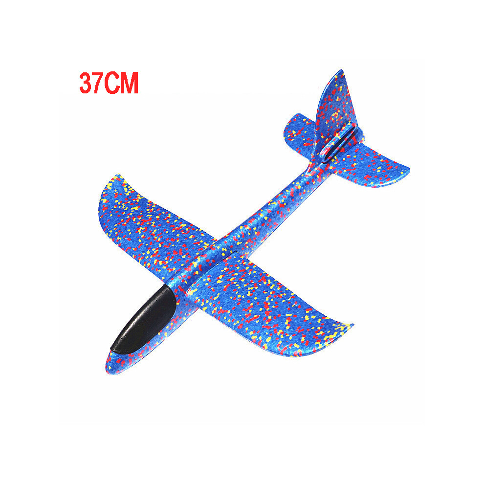 Maxpower (36Cm ) Diy Planes Hand Throw Airplane Epp Foam Launch Fly Glider Model Aircraft Outdoor Fun Toys For Children Blue