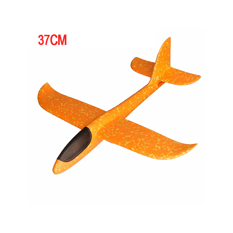 Maxpower (36Cm ) Diy Planes Hand Throw Airplane Epp Foam Launch Fly Glider Model Aircraft Outdoor Fun Toys For Children Orange