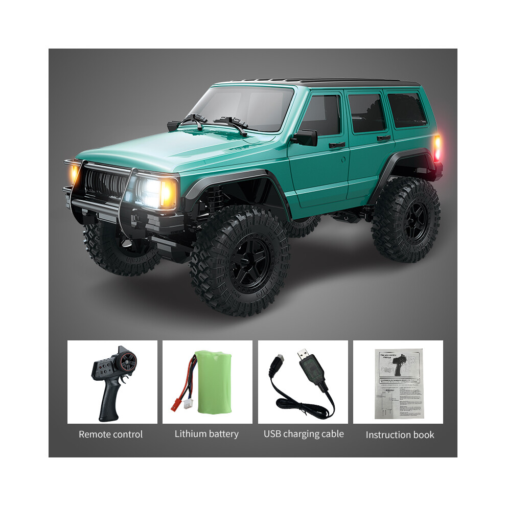 Maxpower (C8809 Green) C8809 1:18 Full Scale Simulation Model Jeep Rc Car 2.4G 4Wd Motor Pickup Climbing Off-Road Model Cars