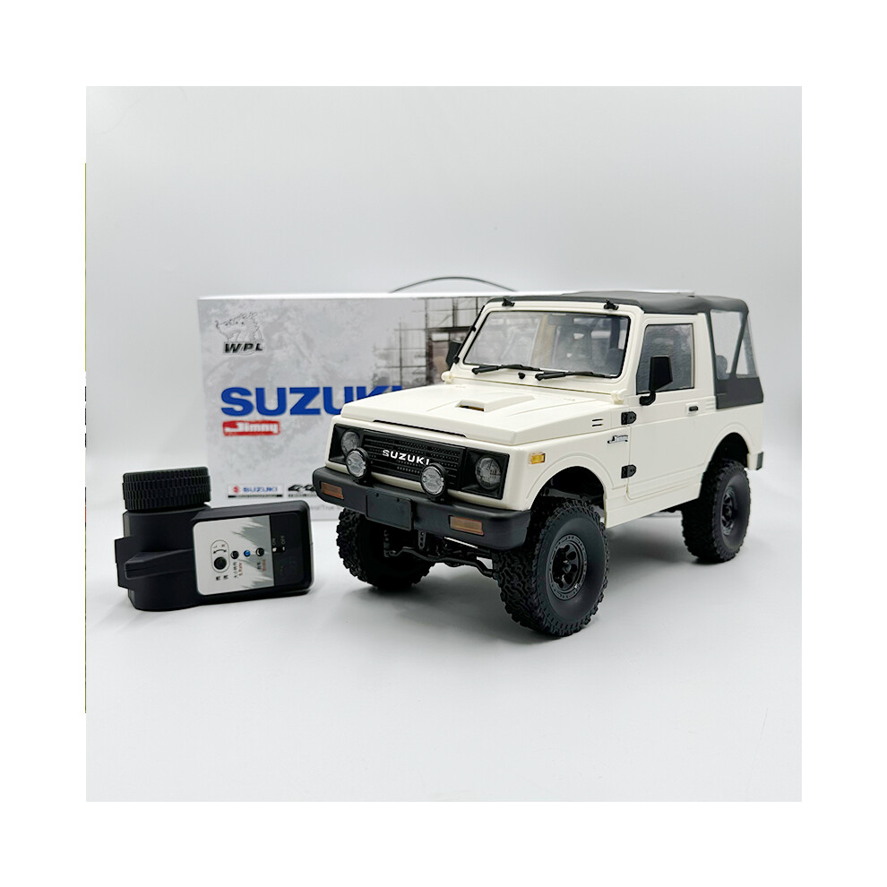 Maxpower (C74-1White 4Wd) Wpl 1:10 Scale 4Wd 2.4Ghz Rc Climbing Car Jimny Warrior Ja11 Off Road Remote Control Cars With Led Headlight