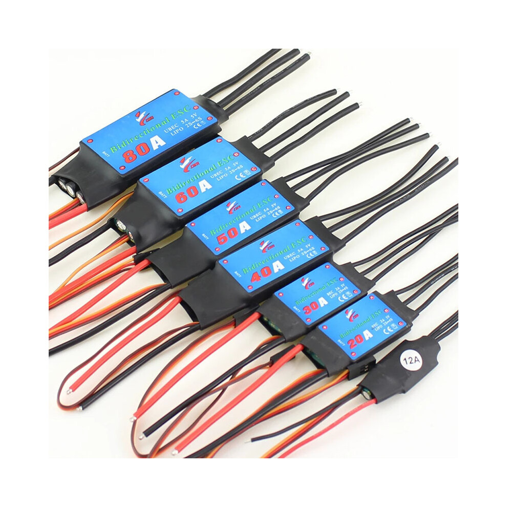 Maxpower (20A) Zmr Bidirectional Brushless Esc For Remote Control Ship Pneumatic Underwater Propelle