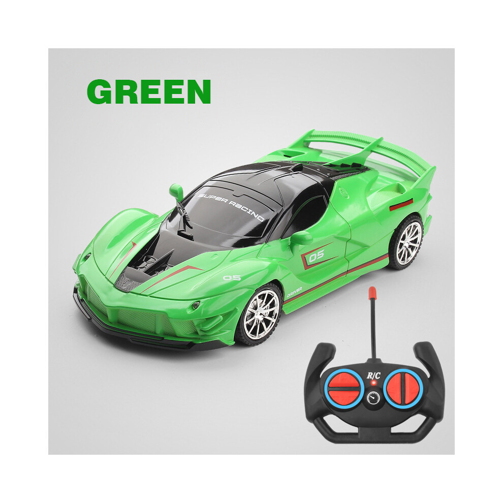 Maxpower (Green) 4Wd Rc Car 1:18 Simulation Remote Control Racing Cars With Lights Drift Truck Radio Controlled Off Road Green