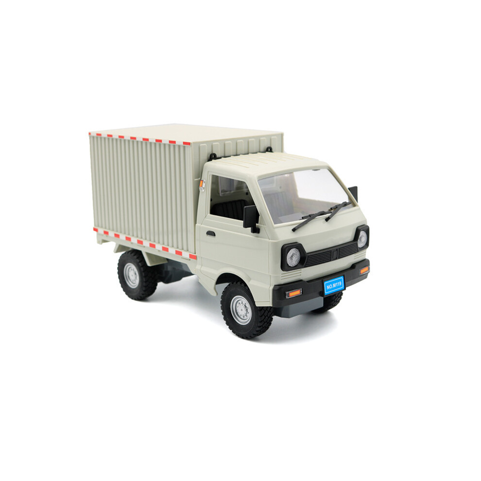 Maxpower (Goods Train) 1:16 Remote Control Simulation Trailer Rc Box Truck Cargo Truck Model Children Toy Moving Flatbed Truck