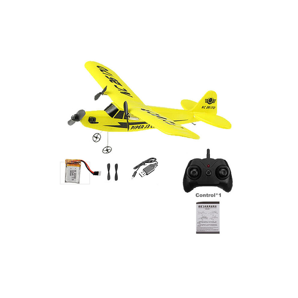 Maxpower ( W 1 Battery) Fx803 Rc Plane 2.4G 2Ch Epp Foam Remote Control Airplane Super Glider Aircraft Outdoor Plane Toys For Yellow