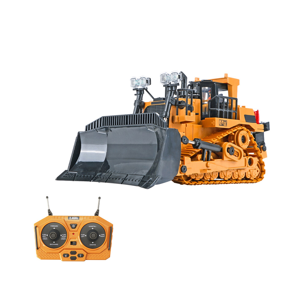 Maxpower (Rc Bulldozer) Rc Excavator 1/20 2.4Ghz 11Ch Rc Construction Truck Engineering Vehicles Educational Toys For Kids With