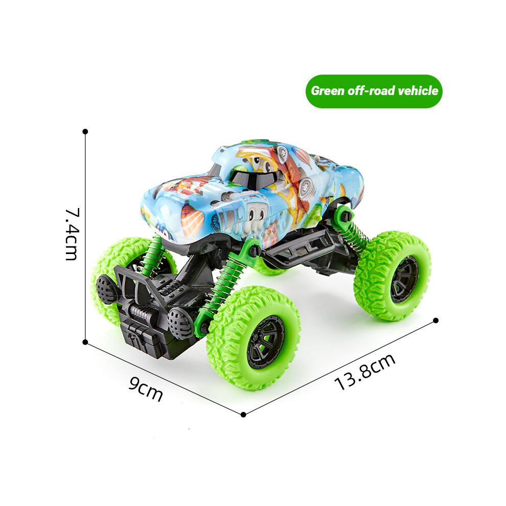Maxpower (Green) Children's Toy Car High-Speed Off-Road Vehicle Outdoor Toy Off-Road Vehicle Model Inertia Climbing Stunt Green
