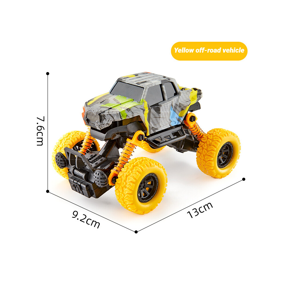 Maxpower (Yellow) Children's Toy Car High-Speed Off-Road Vehicle Outdoor Toy Off-Road Vehicle Model Inertia Climbing Stunt Yellow