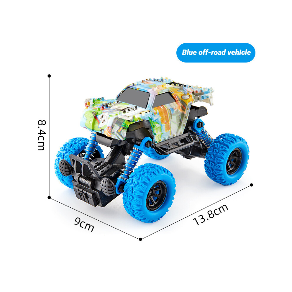 Maxpower (Blue) Children's Toy Car High-Speed Off-Road Vehicle Outdoor Toy Off-Road Vehicle Model Inertia Climbing Stunt