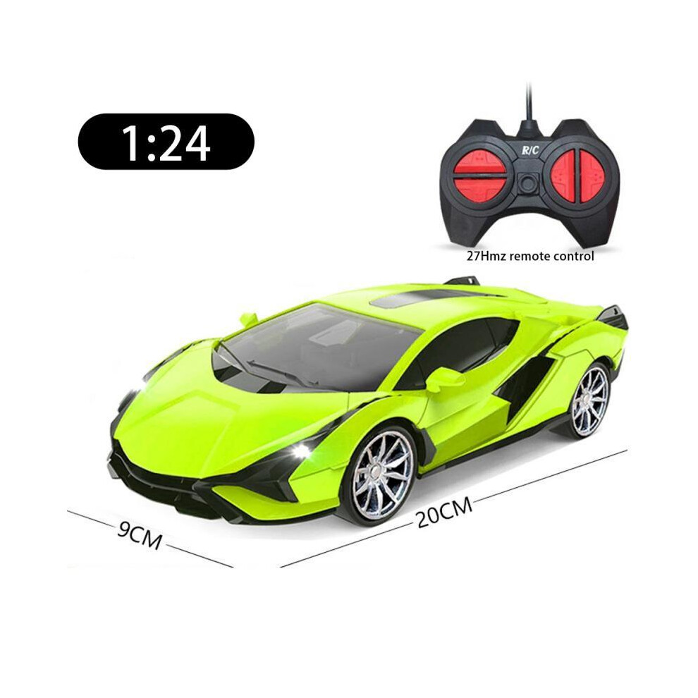Maxpower (Green) Rc Car Stunt High-Speed Drift Racing Electric Toys Car For Kids Boy Fast With Led Light 2.4G Radio Remote