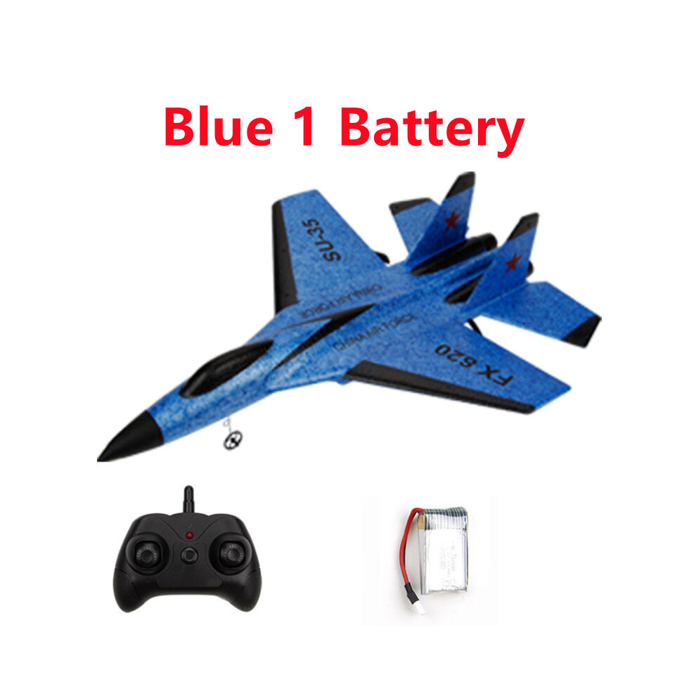 Maxpower (-Su35-1B) Fx-620 Su-35 Rc Remote Control Airplane 2.4G Remote Control Fighter Hobby Plane Glider Airplane Epp Blue